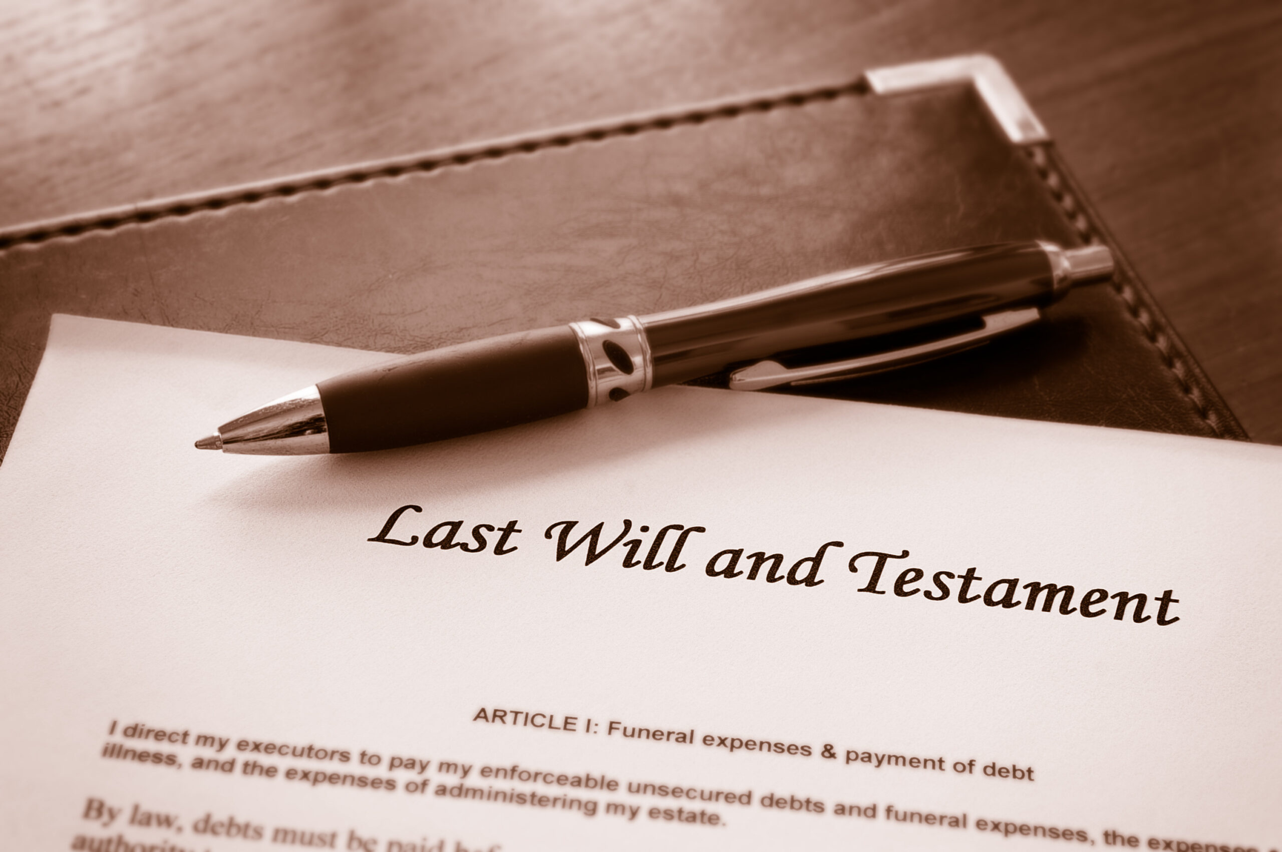 last will and testament